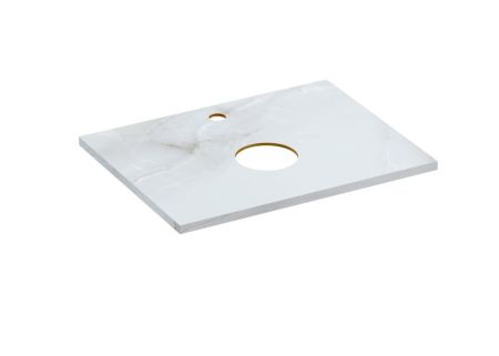 Столешница Cersanit STONE из керамогранита Aura 60x45x2 светло-серый сатиновый (63857), артикул 63857