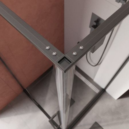 LINER-A-1-90-C-GM-R Душевой уголок, артикул LINER-A-1-90-C-GM-R