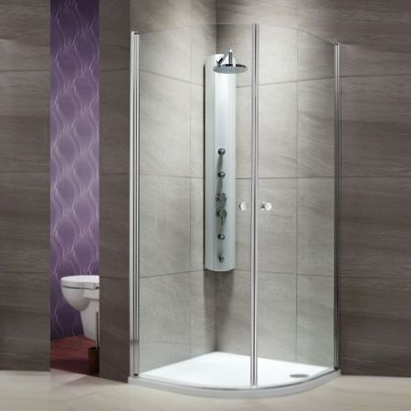 Душевой уголок Radaway Eos PDD 100x100 профиль Хром стекло прозрачное, артикул 37623-01-01N