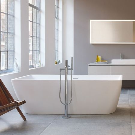 Duravit Vitrium Ванна прямоугольная  встраиваемая 1800x800мм, с ножками, с2 наклонами для спины, цвет белый, артикул 700426000000000