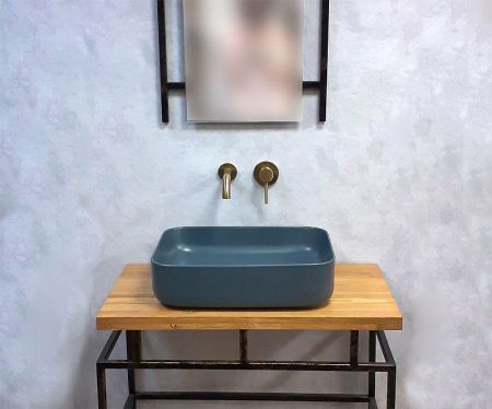 Раковина-чаша Bronze de Luxe Scandi 50 6127-DGM Серая матовая, артикул 6127-DGM