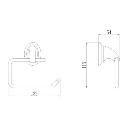 Держатель для туалетной бумаги Savol S-003152, хром, артикул S-003152