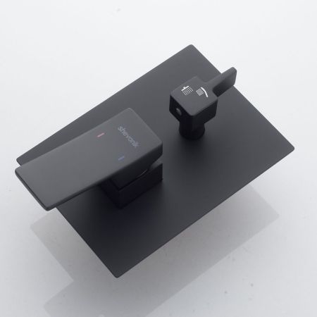 Душевая система встраиваемая Shevanik S4035H, черный