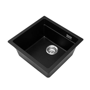 Кухонная мойка Grandex Aqua Comfort 500105, черный металлик