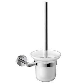 Ёршик для унитаза Lemark BELUGA подвесной, сталь, стекло, хром (LMA-8021S-C)