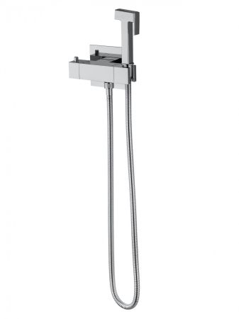 Смеситель с гигиеническим душем и термостатом встраиваемый WONZON & WOGHAND, Хром (WW-88819903-CR), артикул WW-88819903-CR
