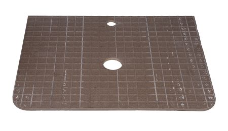 Столешница керамогранит под тумбу "Атлантика 60" MI03, цвет бежевый тёмный, артикул СС-00002232