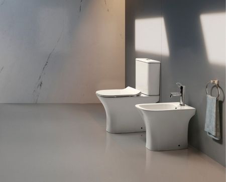 Унитаз VETTORE MW напольный, матовый белый Cerutti SPA CT9240, артикул CT9240