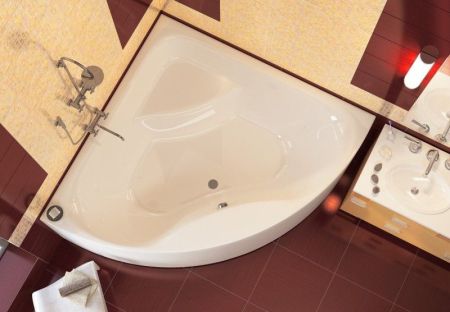 Акриловая ванна Alpen Indiana 140x140 Белая, артикул AVB0018