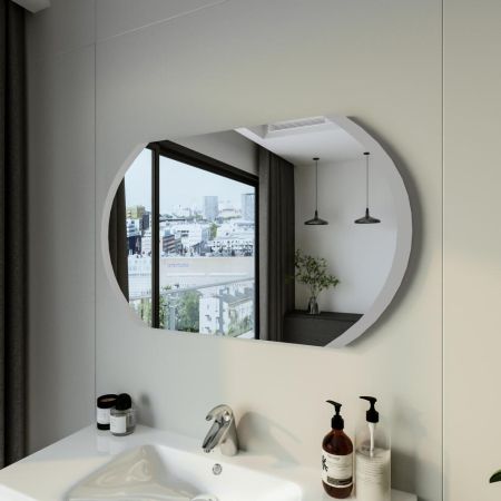 Зеркало Бриклаер Вега/Мальта 100 овал сенсор на зеркале, артикул 4627125415609