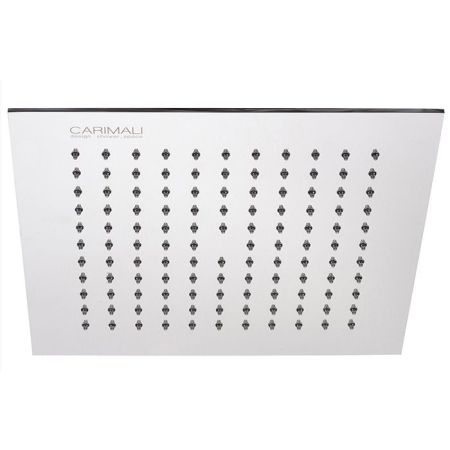 Верхний душ, Carimali, MySlim, ультратонкий, тип установки-настенный, потолочный, размер душевого диска, мм-240*240, форма-квадратная, количество режимов-1, держатель-необходимо заказать, материал-нержавеющая сталь, цвет-хром