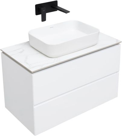 Тумба под раковину Allen Brau Infinity 85 1.21001.WM белый матовый