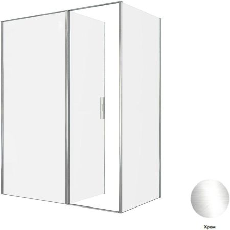 Душевой уголок Allen Brau Priority 160x90 3.31037.00 + 3.31043.00 хром, артикул 3.31037.00 + 3.31043.00