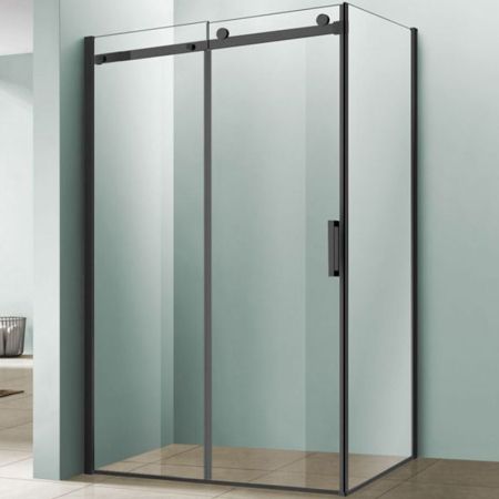 Душевой уголок Vincea Como 120х90 VSR-1C9012CLB профиль Черный стекло прозрачное, артикул VSR-1C9012CLB