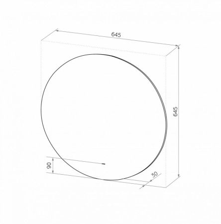 Зеркало с теплой подсветкой ART&MAX Sanremo AM-San-645-DS-C, артикул AM-San-645-DS-C