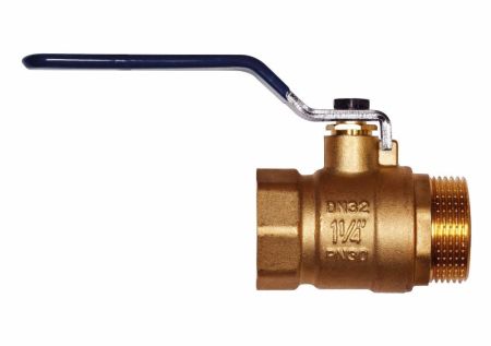 Кран шаровой RM-L ВР-НР 1 1/4 муфтовый ручка Ду32 Ру30 (11Б27п1), артикул RML-114FML