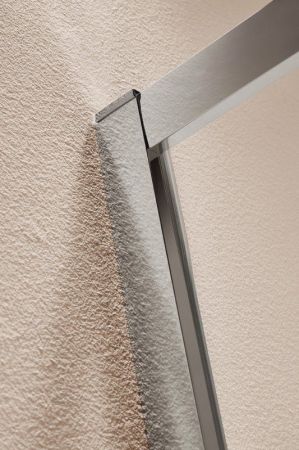 Душевой уголок Cezares Eco ASH-1 90х80 профиль Хром стекло прозрачное, артикул ECO-O-ASH-1-90/80-C-Cr