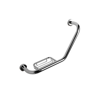 3SC Hotel Поручень 45х11хh24см с мыльницей-сеткой,цвет: хром