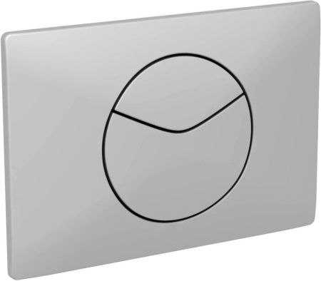 Schwab Point Duo, панель смыва с двумя клавишами, цвет матовый хром, артикул 5846021