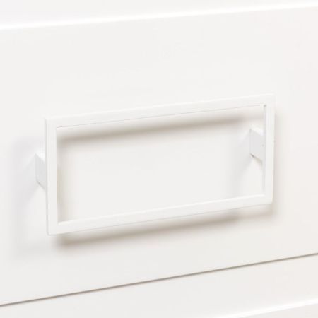 Комплект ручек La Fenice Cubo Bianco белый 80 мм., два ящика, артикул FNC-04-CUB-B-80