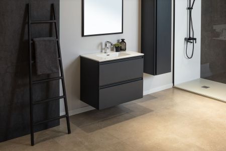 Тумба под раковину Allen Brau Eclipse 80 1.E1002.AM антрацит матовый, артикул 1.E1002.AM