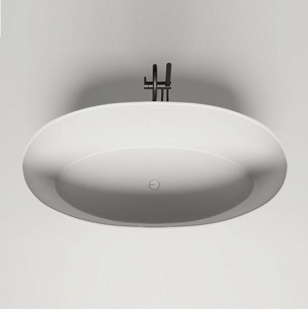 Ванна, Salini, ALDA Nuova, ширина, мм-1780, глубина, мм-920, высота, мм-580, водоизмещение (л)-360, тип установки-отдельностоящий, форма-овальная, сифон, интегрированный слив-перелив-в комплекте, диаметр слива, мм-52, донный клапан "Up&Down"-белый, матери, артикул 101911SM