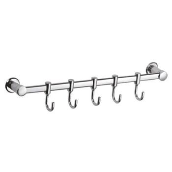 Планка с крючками для полотенец D-Lin D201851-5, хром