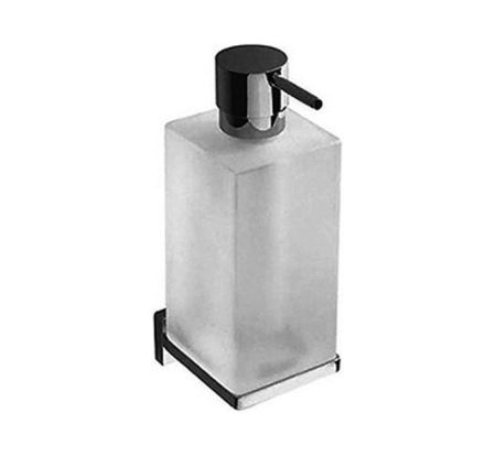 Colombo Look Дозатор для жидкого мыла, подвесной, цвет: хром/матовое стекло, артикул B9316.CR-VAN