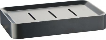 Мыльница с держателем WONZON & WOGHAND CARBON, Черный (WW-7732)