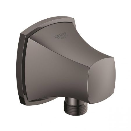 Подключение для душевого шланга GROHE Grandera, темный графит глянец (27970A00) Подключение для душевого шланга GROHE Grandera, темный графит глянец (27970A00)