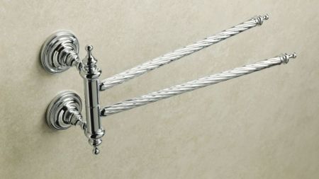 Stil Haus Giunone, полотенцедержатель двойной поворотный, цвет хром, артикул G16(08)