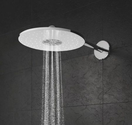 Верхний душ GROHE Rainshower 310 SmartActive с душевым кронштейном 430 мм, 2 режима струи, хром (26475000) Верхний душ GROHE Rainshower 310 SmartActive с душевым кронштейном 430 мм, 2 режима струи, хром (26475000)