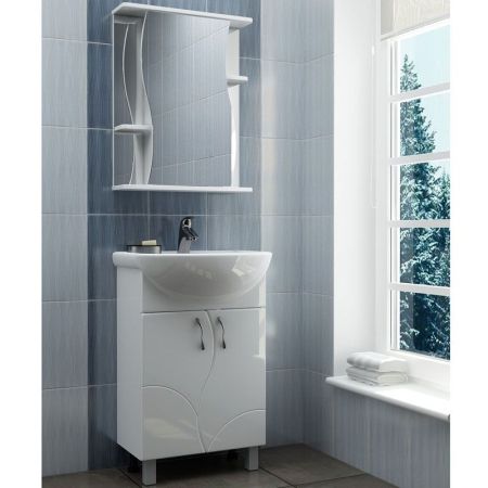 Тумба под раковину Vigo Alessandro 55 Белая, артикул А-0-550В(Уют)
