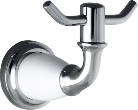 Sanibano Zafiro, крючок двойной, цвет хром, артикул H9900/09DCR