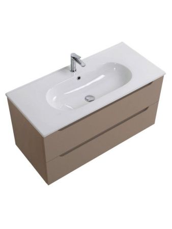 ETNA База под раковину подвесная с двумя выкатными ящиками, с доводчиками, Еловый Матовый, 1000x455x500, ETNA-1000-2C-SO-VO, артикул ETNA-1000-2C-SO-VO