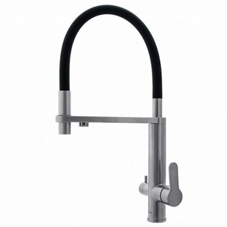 Смеситель для кухни Swedbe Selene Plus 8440 Нержавеющая сталь Черный