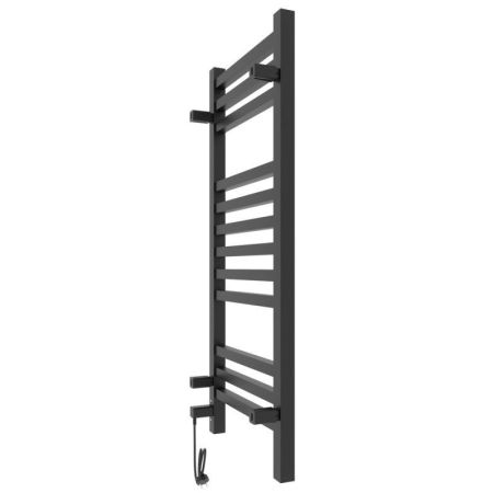 Полотенцесушитель электро "Астор ЧКЧ12 350х900", черный муар, правый