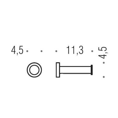 Colombo Plus Держатель туалетной бумаги, подвесной, цвет: PVD графит матовый, артикул W4992.GM