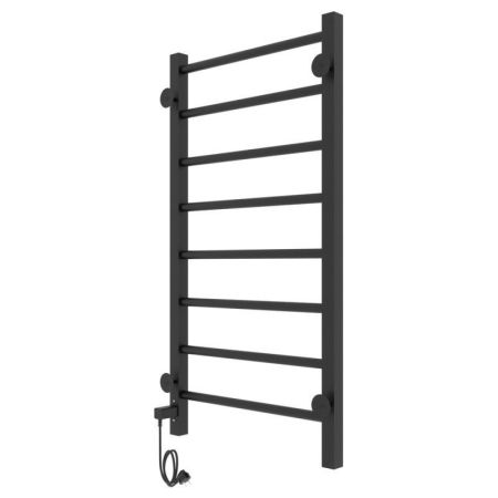 Полотенцесушитель электро "Феличия ЧКЧ8 400х800", черный муар, правый