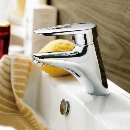 Смеситель для раковины Haiba HB1007, хром