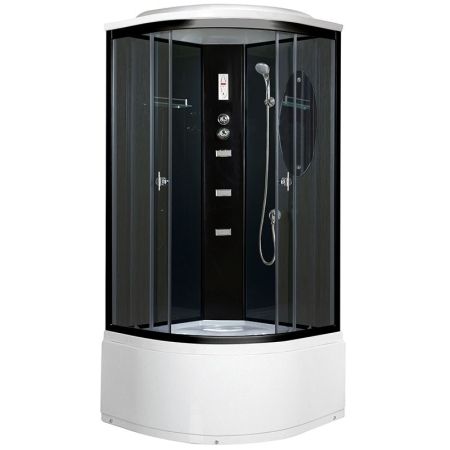 Душевая кабина Niagara NG-211N 85x85 профиль Черный стекло тонированное, артикул 2110134N