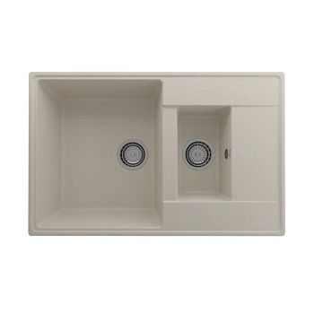 Кухонная мойка Ulgran Quartz Prima 780 1,5K-02, лен