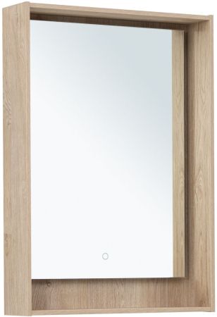 Зеркало Aquanet Милан 60 дуб светлый