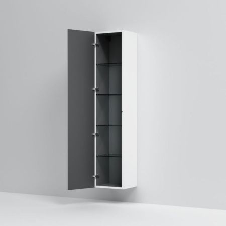 Шкаф-пенал AM.PM Spirit V2.0 35 L M70ACHML0356WG подвесной Белый, артикул M70ACHML0356WG