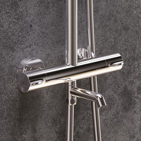 936810000 Scandinavian Pure душевая система с ванно душевым ТМС смесителем, хром, артикул 936810000