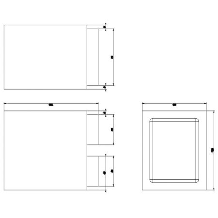 Gessi Rettangolo Стакан настольный, цвет: Finox/черный, артикул 20832#149