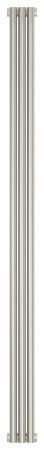 Отопительный радиатор ЭСТЕТ-00 н/ж 1800х135 / 3 сек (САТИН)
