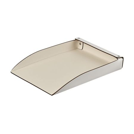 ADJ Лоток для бумаг, 32x23 см., цвет: белый/панна котта, артикул 103.10/16
