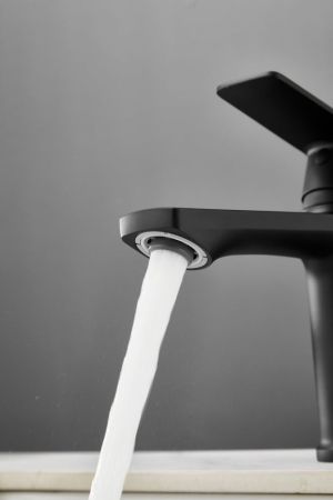 Смеситель для раковины HAIBA цвет: черный (HB10719-7), артикул HB10719-7