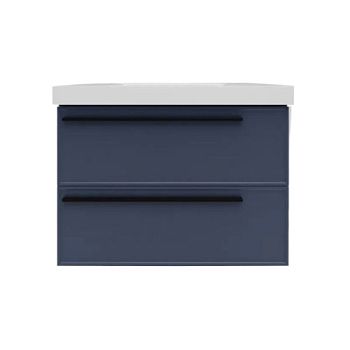 Тумба под раковину подвесная La Fenice Elba TWIN FNC-01-ELB-BG-90-2, синяя